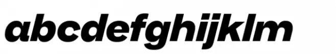 Hansen Grotesque Std Black Italic