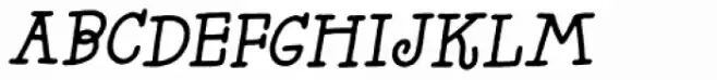 Head Strung Italic