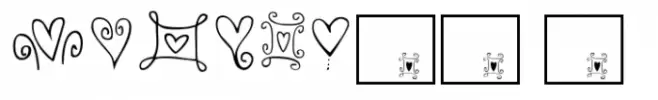 Hearts And Swirls Hearts and Swirls