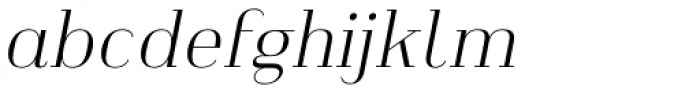 Heimat Didone 14 Extra Light Italic