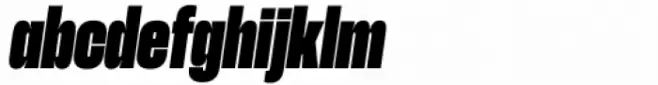 Herokid Extra Bold Condensed Italic