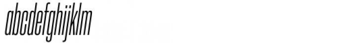Herokid Extra Light Ultra Condensed Italic