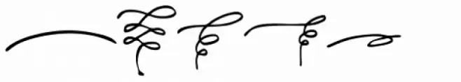 Highland Script Underlines
