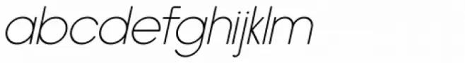 Hiruko ExtraLight Oblique