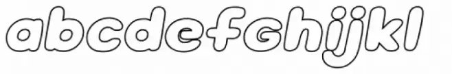 HollaBear Outline Italic
