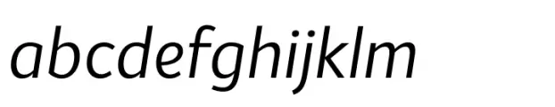Honesty Sans Regular Italic