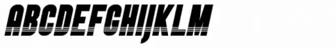 Hot Rush Sans Striped Italic
