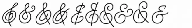 Houstoner Script Ampersand