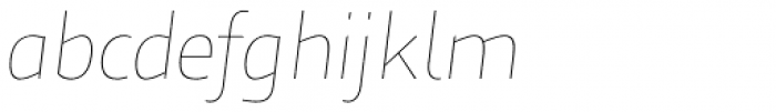 Humanex UltraLight Italic