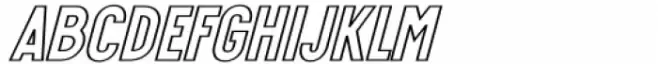 Hyperpolar Outline Italic