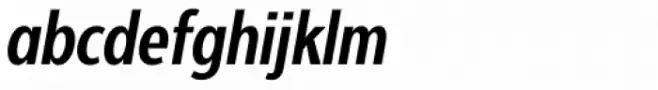 Interval Next Condensed Semi Bold Italic