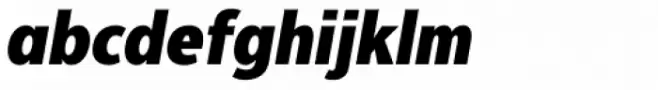 Interval Next Narrow Black Italic