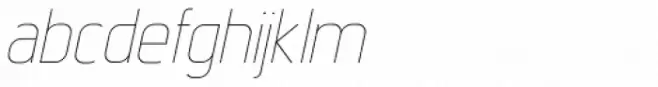 Intropol Thin Italic
