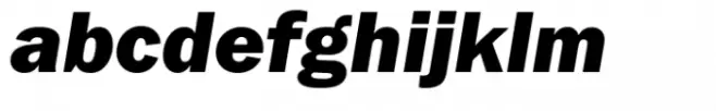 ITC Franklin Gothic LT Heavy Italic