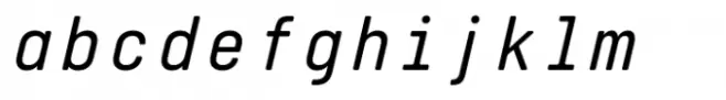 Italian Plate No1 Mono Std Italic