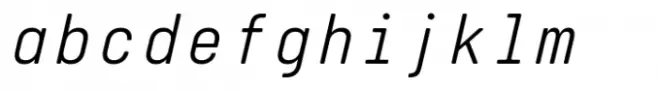 Italian Plate No1 Mono Std Light Italic