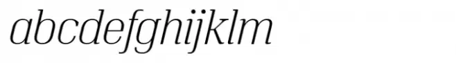 Italian Plate No3 Std Extralight Italic