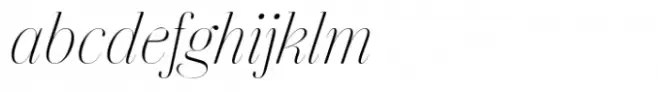 Italian Plate No4 Display Std Thin Italic