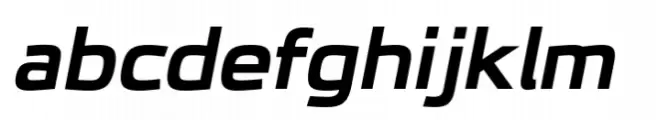 JH Oleph Bold Expanded Italic
