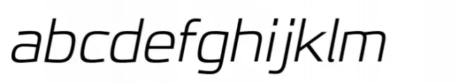 JH Oleph Light Expanded Italic