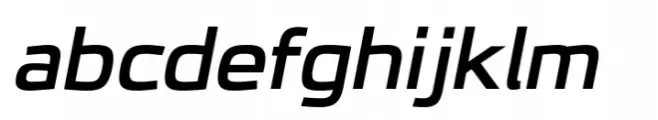 JH Oleph Semi Bold Expanded Italic