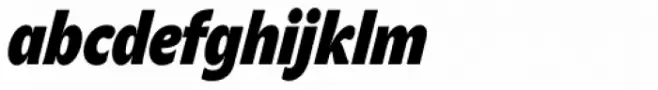 John Sans Cond Heavy Bold Italic