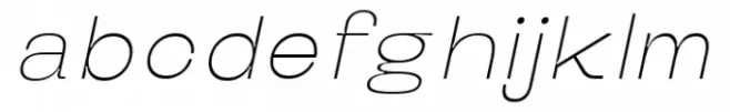 Kanakira Thin Inktrap Italic
