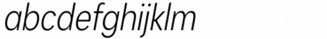 Kanyon Condensed Book Italic