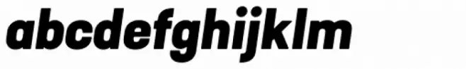 Kapra Neue Black Expanded Italic