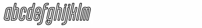 Karepe FX Extra Light Italic Outline