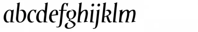 Klassisk Italic Display