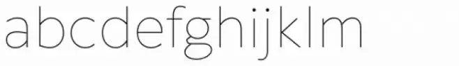 Klein Text Thin