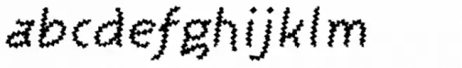 Knew Font Jagged