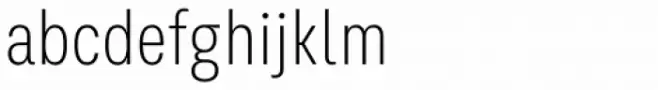 Kommon Grotesk Compressed ExtraLight