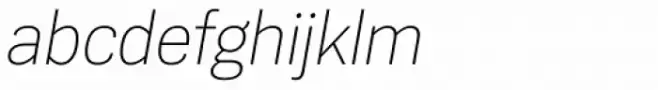 Konkret Grotesk Pro Extra Light Italic