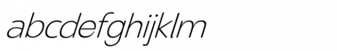 Koran Extra Light Italic
