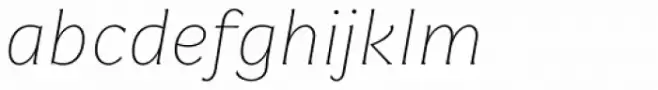 LC Gianluca Thin Italic