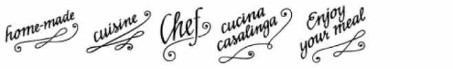 LiebeMenuLettering