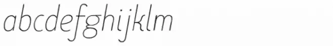 Limes Sans Thin Italic