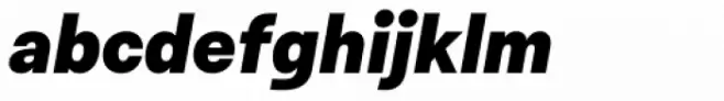 Lota Grotesque Alt 3 Black Italic