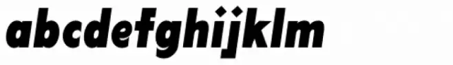 Lucifer Sans ExtraCondensed ExtraBold Italic