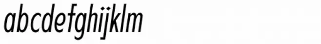 Lucifer Sans ExtraCondensed ExtraLight Italic