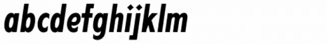 Lucifer Sans ExtraCondensed Medium Italic