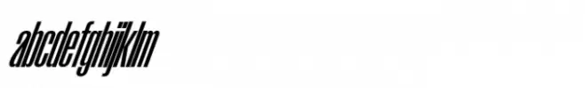 Makeads Bold Condensed Italic