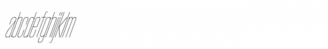 Makeads Thin Condensed Italic