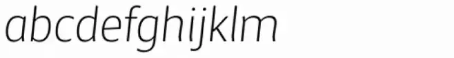 Maya Samuels OsF ExtraLight Italic