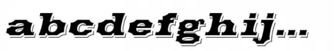Mesa Wide Shaded Italic