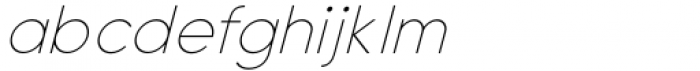 Metablue Extra Light Italic