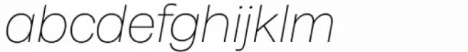 Milligram Thin Italic