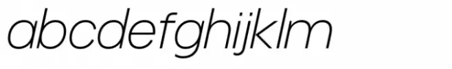 Miner Extra Light Italic